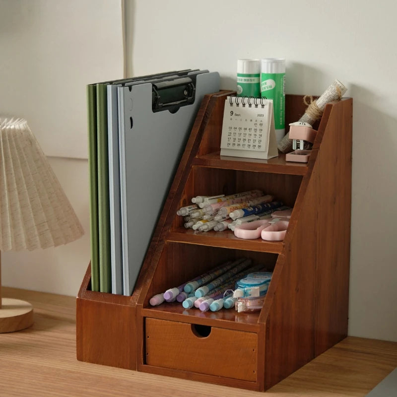 Wooden Tiered Storage